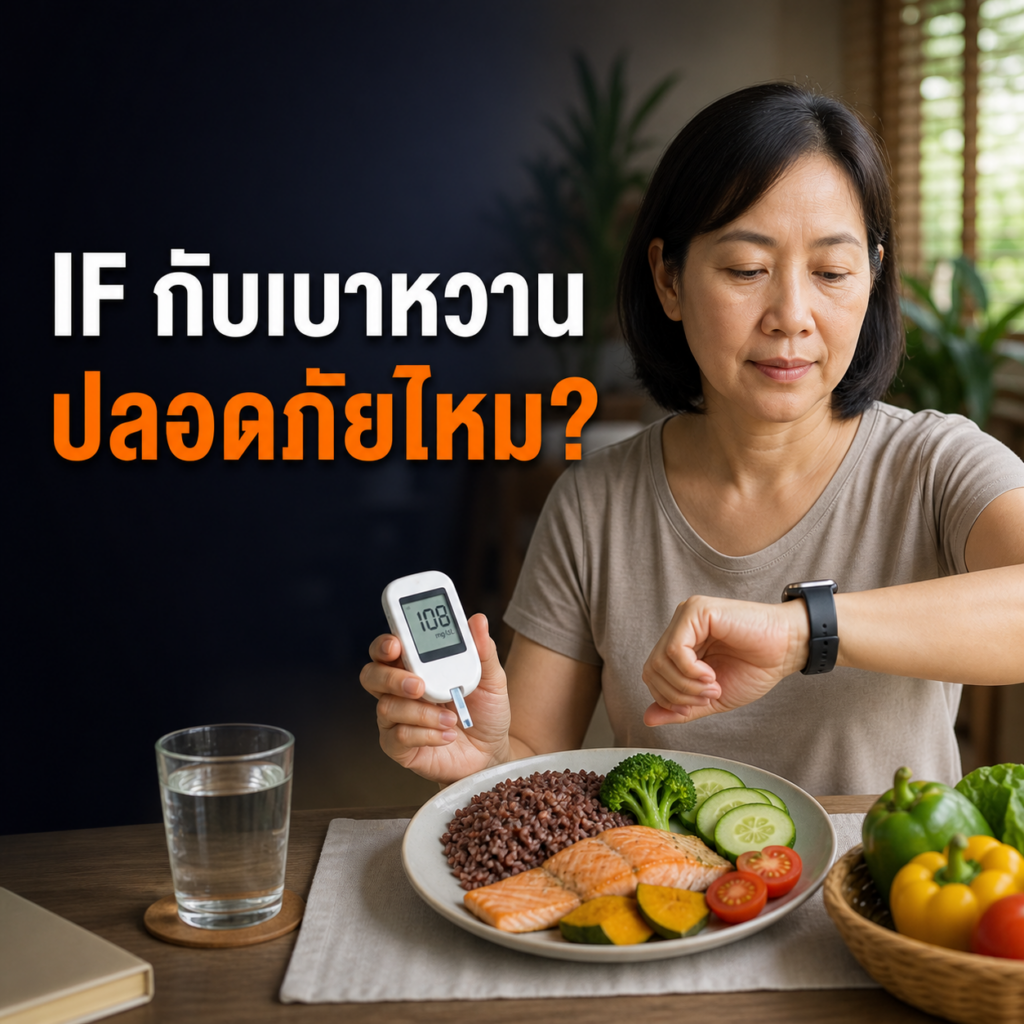 ผู้หญิงไทยตรวจน้ำตาลและดูเวลาก่อนวางแผนไอเอฟกับเบาหวาน