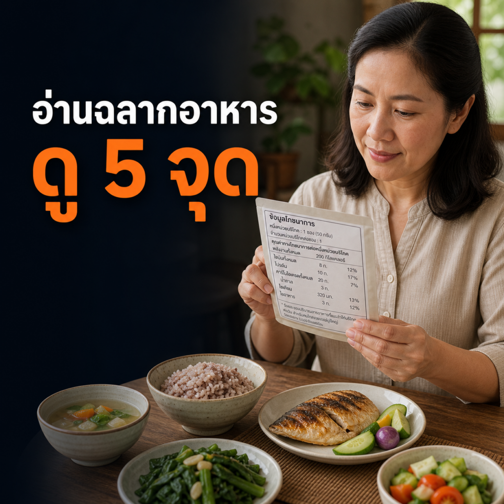 ผู้หญิงไทยอ่านฉลากโภชนาการก่อนเลือกอาหารสำหรับคนเป็นเบาหวาน