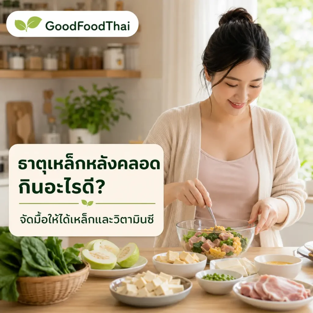 ธาตุเหล็กหลังคลอด: แม่ให้นมกินอะไรช่วยให้ได้รับเพียงพอ
