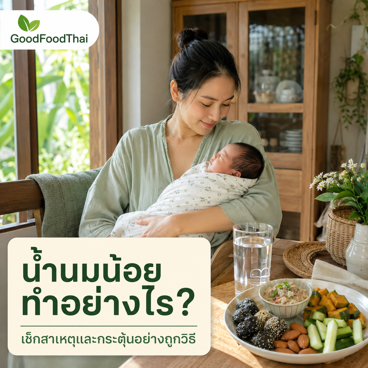 น้ำนมน้อยทำอย่างไร? เช็กสาเหตุและกระตุ้นอย่างถูกวิธี - GoodFoodThai