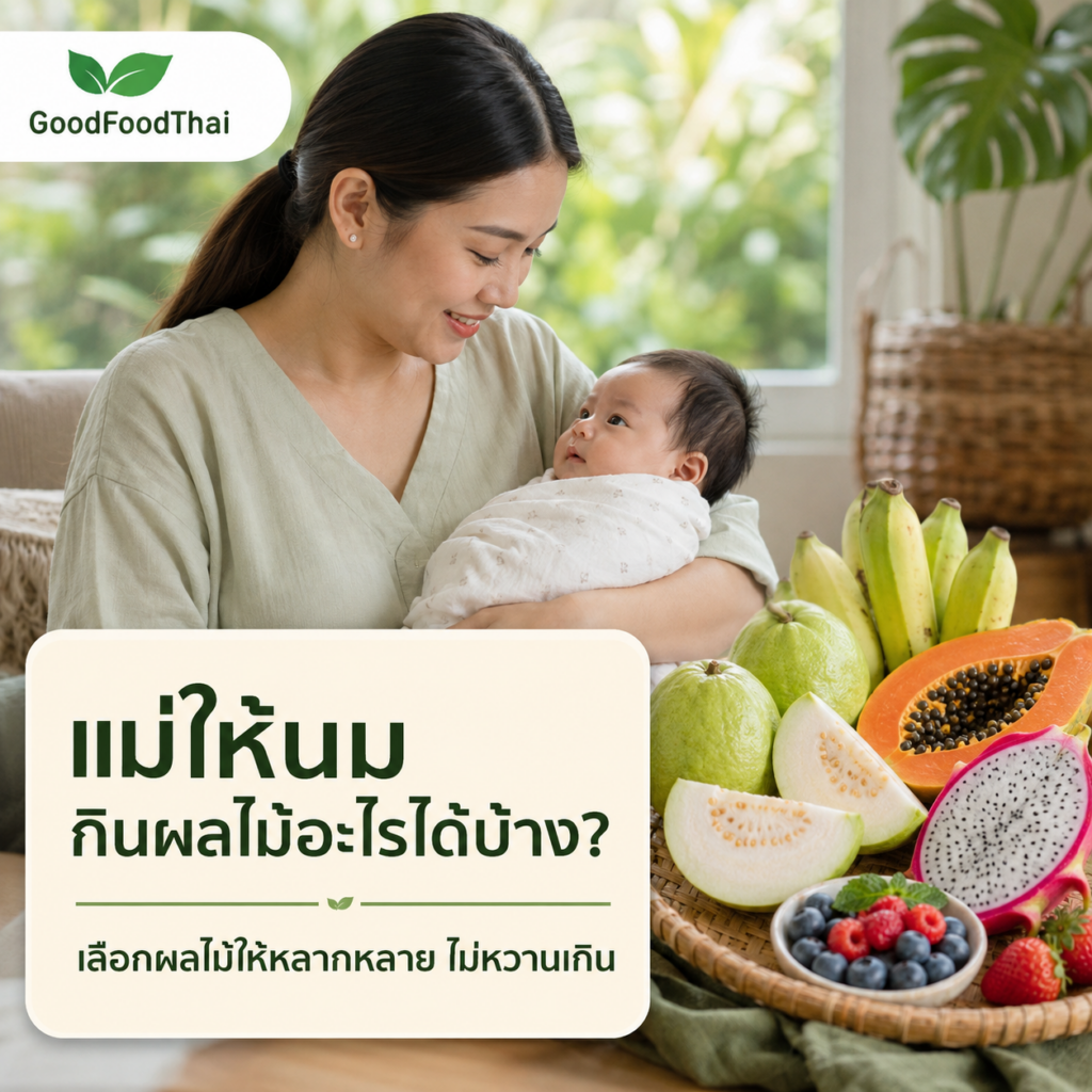 แม่ให้นมกินผลไม้อะไรได้บ้าง? เลือกผลไม้ให้หลากหลาย ไม่หวานเกิน - GoodFoodThai