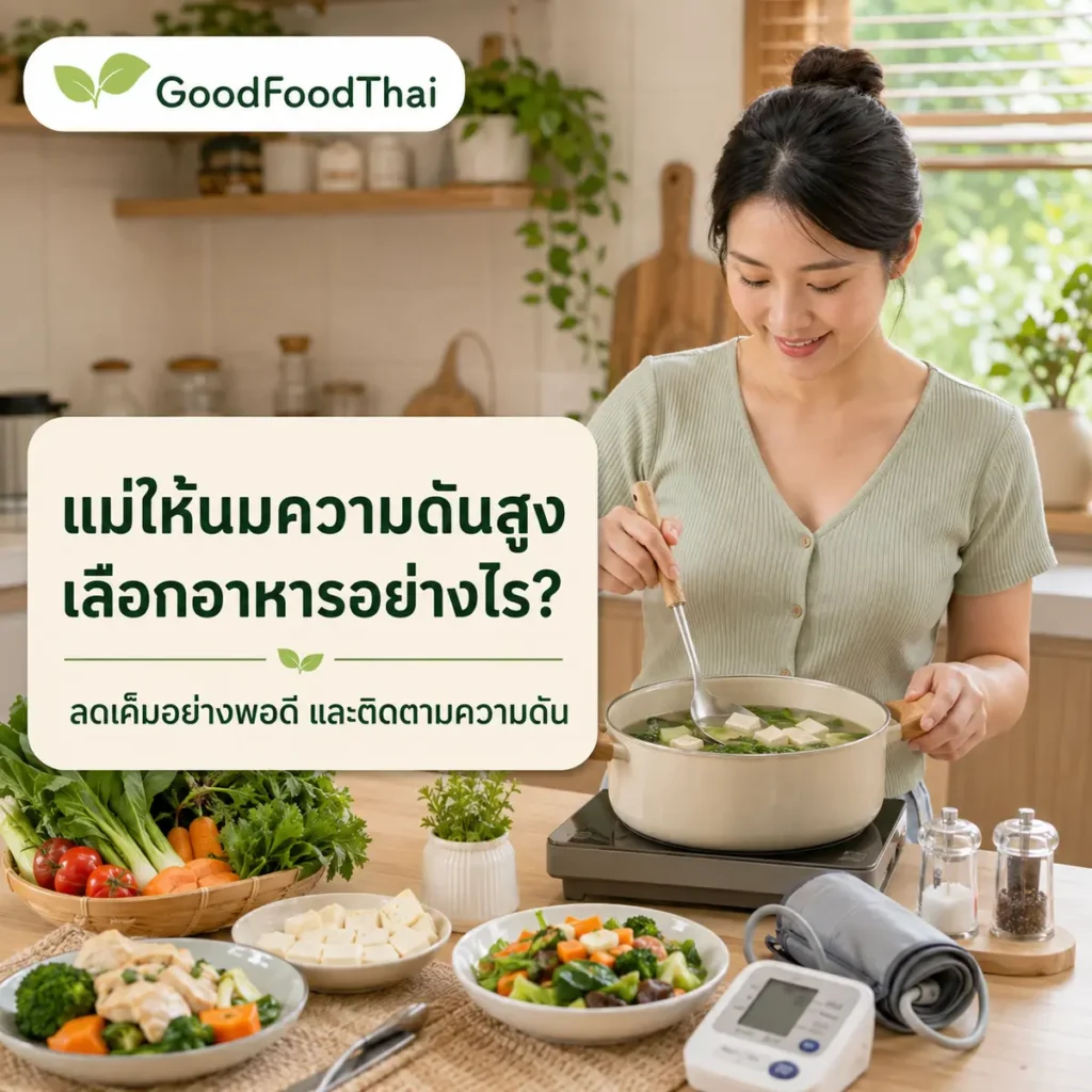 แม่ให้นมที่มีความดันสูง เลือกอาหารลดเค็มอย่างไร