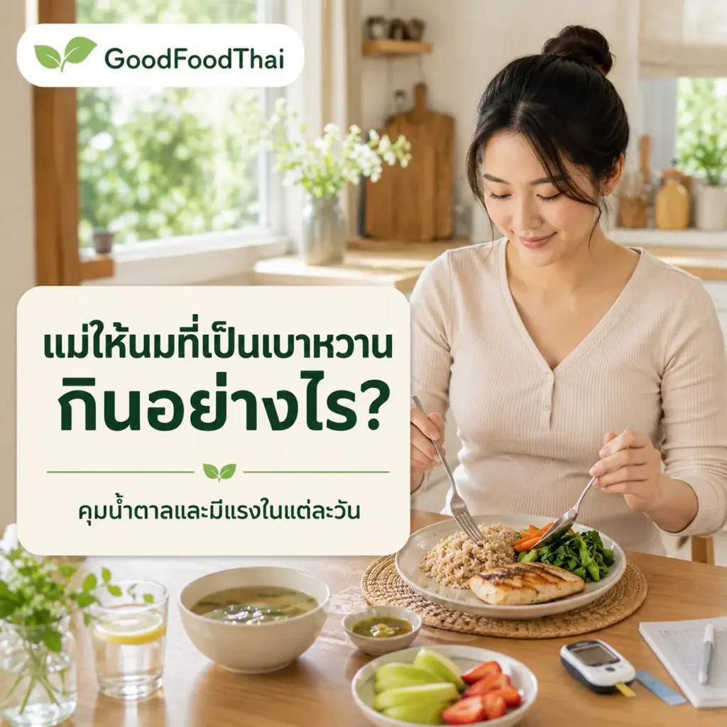 แม่ให้นมที่เป็นเบาหวาน กินอย่างไรให้คุมน้ำตาลและมีแรง